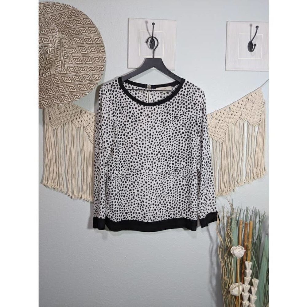 Loft Print Pullover Bomber Top